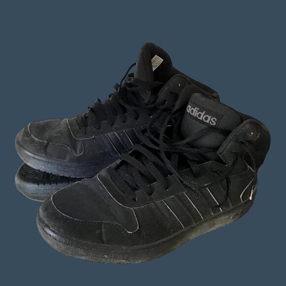 Adidas Mens Black Basketball Shoes Size 10.5